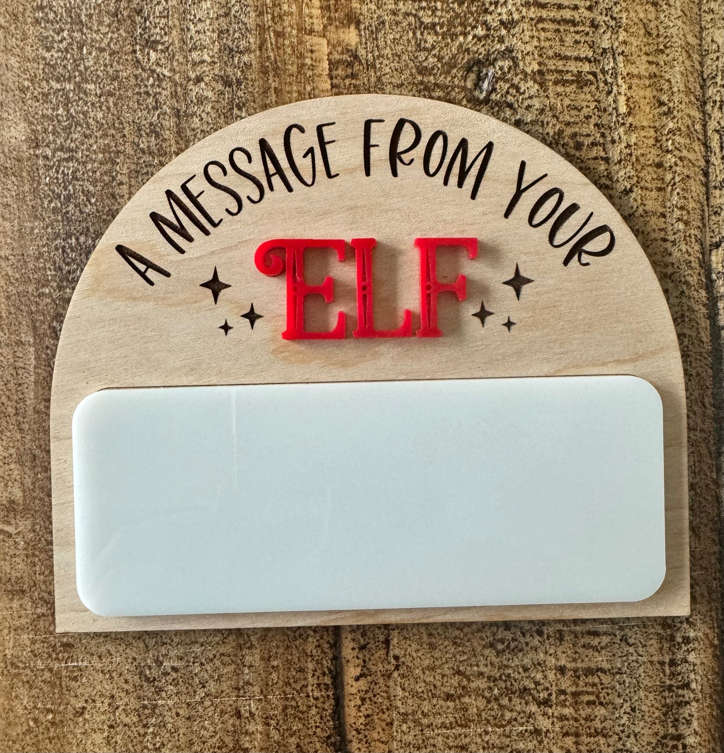 Message From Your Elf Whiteboard