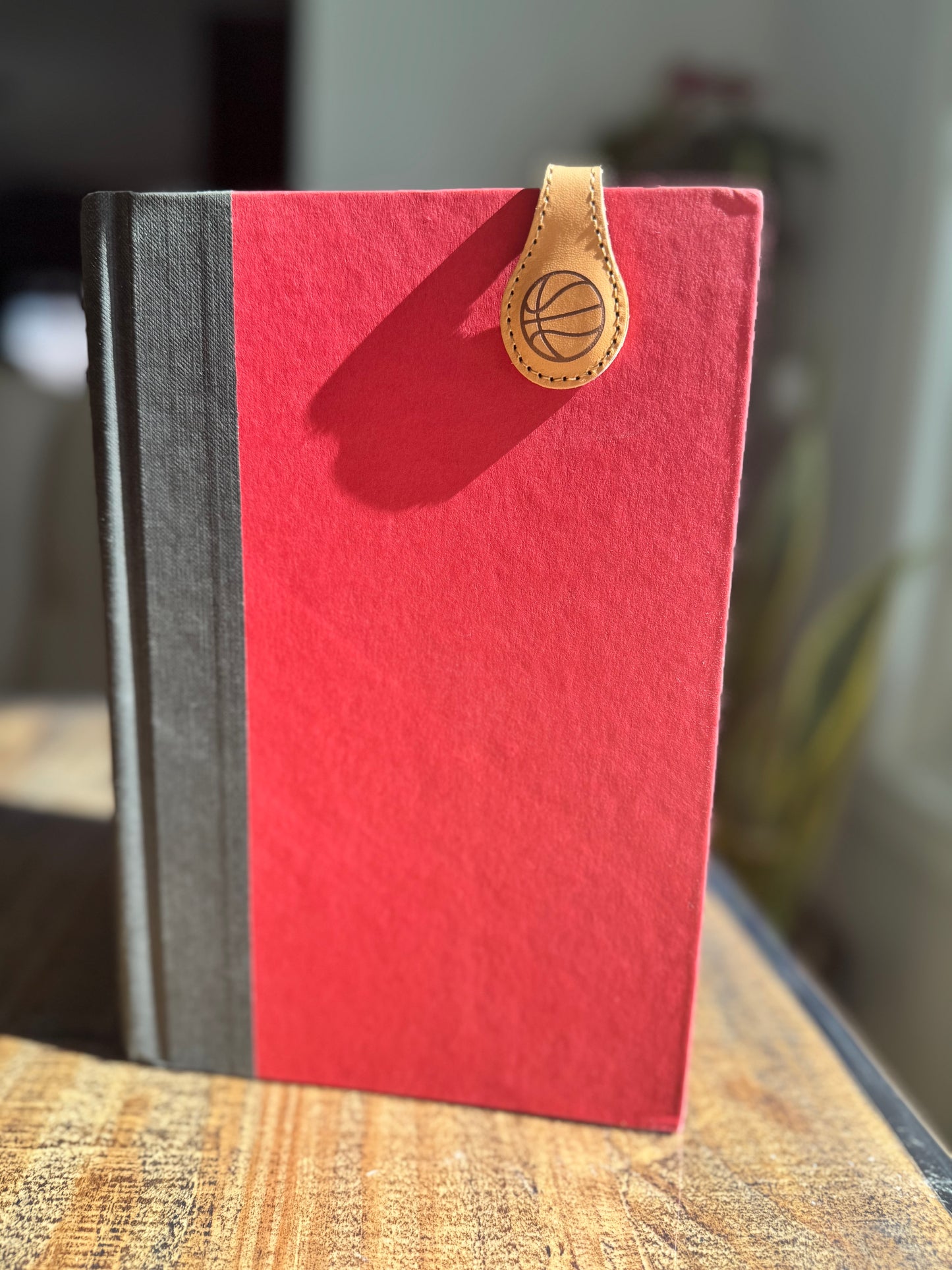 Magnetic Leather Bookmark