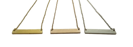 Horizontal Bar Necklace