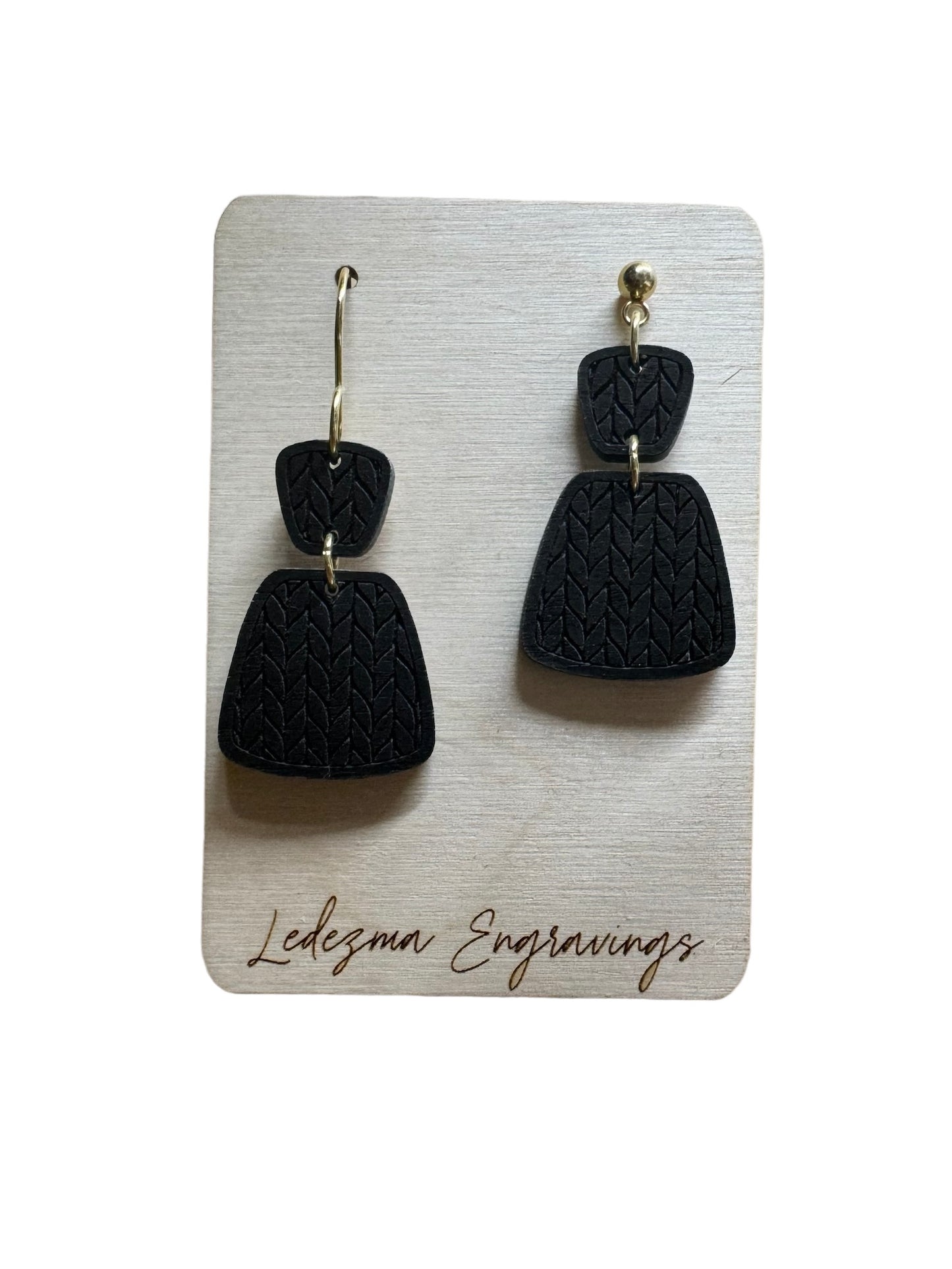 Cable Knit Earrings